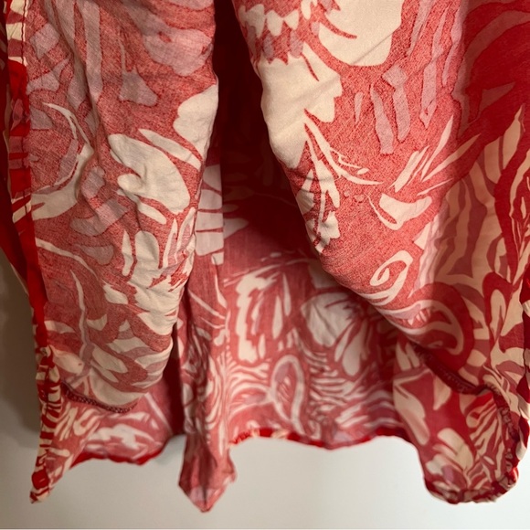 Women’s Abel The Label Short Sleeve Boho Floral Print Mini Dress Size Small - Picture 9 of 12